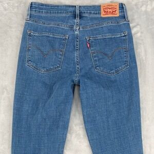 Levi's Jeans Womens 27 (Fits 27x29.5) Blue 721 High Rise Skinny Denim Stretch